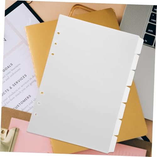 DOITOOL Notizbuch Trennblätter Abnehmbare Registerkarten Vielseitige Binder Dividers für Lose Ordner Klare Seitenmarker für Planung und Organisation DOITOOL Notizbuch Trennblätter Abnehmbare Registerkarten Vielseitige Binder Dividers für Lose Ordner Klare Seitenmarker für Planung und Organisation von DOITOOL
