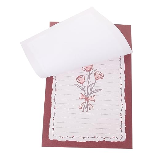DOITOOL Notizbuch mit Rosenmuster Leichtes Handgezeichnetes Journal für Studenten Elegante Planungsnotizbuch für Kreative Ideen und Inspiration für Notizen und Termine von DOITOOL