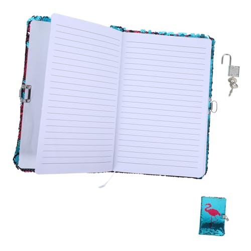 DOITOOL Notizbuch mit Schloss Tagebuchnotizbuch tragbar Paillette sperren Glitzer Tagebuch -Sammelalbum mit Schloss Business Notebook Studenten-Notizblock mit Schloss Papier Blau DOITOOL Notizbuch mit Schloss Tagebuchnotizbuch tragbar Paillette sperren Glitzer Tagebuch -Sammelalbum mit Schloss Business Notebook Studenten-Notizblock mit Schloss Papier Blau von DOITOOL