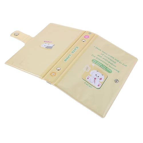DOITOOL Notizbuchhülle mit Ring Ordner für DIY Scrapbook und Fotoalben Niedliches Cartoon Design Langlebig und Praktisch Büro und Persönliche Nutzung von DOITOOL