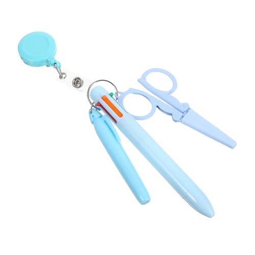 DOITOOL Nurse Pen mit Ausziehbarem Hospital Badge Reel Faltbare Schere Textmarker und Kugelschreiber Flexibles Tragbares Zubehör für Ärzte und Pflegepersonal im und Büro von DOITOOL