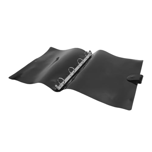 DOITOOL Ordner Transparent Soft PVC Binder mit Druckknopfverschluss Refillschutz für Persönliche Planung und Büroorganisation Vielseitiger Ringbuch Umschlag von DOITOOL