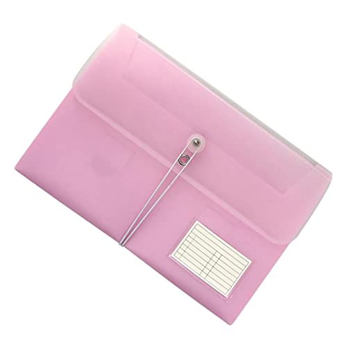 DOITOOL Ordner Wiederverwendbare Schüler Zubehör Farbige Schule Dokument Größe Tragbare Datei Organizer Multi Papier Pakete Rosa DOITOOL Ordner Wiederverwendbare Schüler Zubehör Farbige Schule Dokument Größe Tragbare Datei Organizer Multi Papier Pakete Rosa von DOITOOL