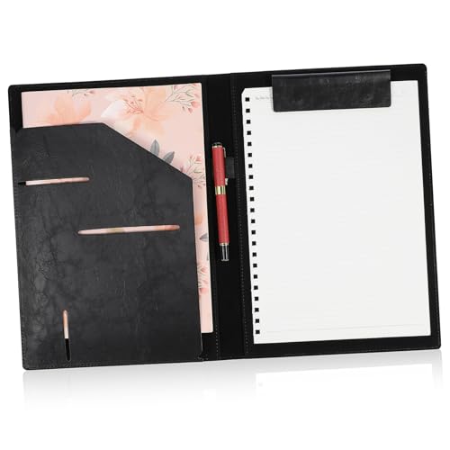 DOITOOL Ordnerschiene Zwischenablage Klemmbrett-folie Geschäftsportfolio Faltbares Klemmbrett Pflege Mappenmappe Notizblock-portfolio Klemmbretthalter Für Das Klassenzimmer Pu Black DOITOOL Ordnerschiene Zwischenablage Klemmbrett-folie Geschäftsportfolio Faltbares Klemmbrett Pflege Mappenmappe Notizblock-portfolio Klemmbretthalter Für Das Klassenzimmer Pu Black von DOITOOL