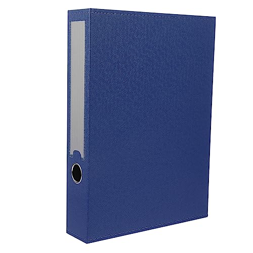 DOITOOL Organizer Für Haushaltsdateien Schreibtisch Organizer Desktop-datei-organizer A4-dokumentenmappe Büro-aktenkoffer A4 Bindemittel Büroorganisation Blue Pu-leder von DOITOOL