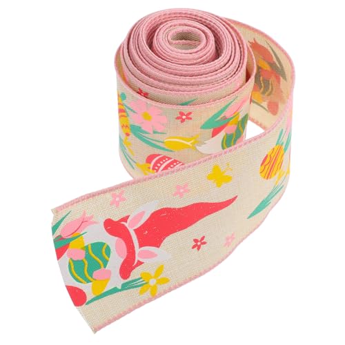 DOITOOL Osterband fröhliche osterbänder Drahtband zum Verpacken von Geschenken Ostereiband Osterhasenband mit Drahtrand Osterdekorationsband Osterschleifenband Osterverpackung Polyester DOITOOL Osterband fröhliche osterbänder Drahtband zum Verpacken von Geschenken Ostereiband Osterhasenband mit Drahtrand Osterdekorationsband Osterschleifenband Osterverpackung Polyester von DOITOOL