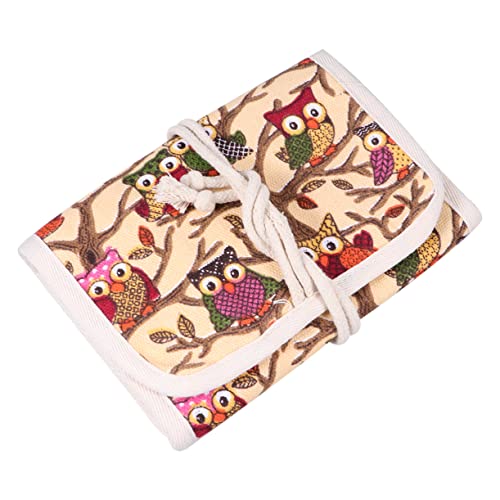 DOITOOL Owl Knitting Needle Storage Bag Große Kapazität Mehrere Fächer für Strick und Häkelwerkzeuge Praktische Tragetasche Baumwolle für Zuhause und Reisen DOITOOL Owl Knitting Needle Storage Bag Große Kapazität Mehrere Fächer für Strick und Häkelwerkzeuge Praktische Tragetasche Baumwolle für Zuhause und Reisen von DOITOOL