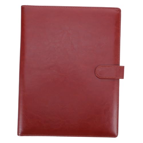 DOITOOL PU Portfolio Ordner mit Klemmbrett Multi fächern Stiftschlaufe Schreibmappe für wichtige Dokumente Dokumenten organizer Konferenzmappe aus Braunem Pu material Praktische von DOITOOL