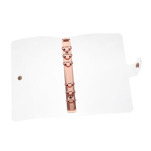 DOITOOL PVC Notepad Cover Roségold Transparent Six hole Ring Binder Schutzhülle für Reisehandbuch Schüler Büro Langlebiger Notizbuch Umschlag DOITOOL PVC Notepad Cover Roségold Transparent Six hole Ring Binder Schutzhülle für Reisehandbuch Schüler Büro Langlebiger Notizbuch Umschlag von DOITOOL