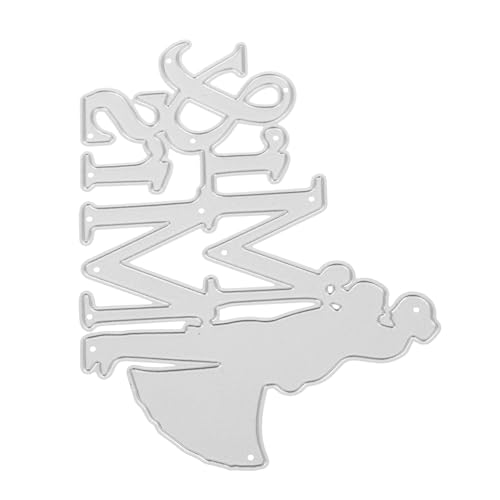 DOITOOL Paar Messerform Schneiden Sie Schablonen Zum Selbermachen Stanzformen Stanzformen Für Die Kartenherstellung Prägung Hochzeit Stirbt Hochzeit Stanzen Silver Kohlenstoffstahl von DOITOOL