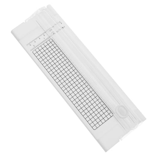DOITOOL Papierschneider Papierschneidebrett Bastelpapier-Trainingsgerät Trimmer für Papier Bürobedarf Fotorahmen-Schneidegerät Fotoschneider Präzisions-Papierkantenschneider Plastik Weiß von DOITOOL
