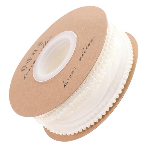 DOITOOL Perlen Design Geschenkband Mehrzweck Bastelband mit Wellenmuster für Hochzeitsdekoration Bastelprojekte und Geschenkverpackungen Leicht und Einfach zu Handhaben DOITOOL Perlen Design Geschenkband Mehrzweck Bastelband mit Wellenmuster für Hochzeitsdekoration Bastelprojekte und Geschenkverpackungen Leicht und Einfach zu Handhaben von DOITOOL