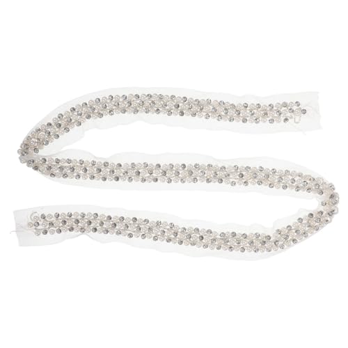 DOITOOL Perlenbesetztes Spitzenband für Dekoration Reihiges Strass Ribbon für Hochzeiten Diy Kleidung und Bastelprojekte Vielseitig Einsetzbar Strapazierfähig und Kreativ Gestalten DOITOOL Perlenbesetztes Spitzenband für Dekoration Reihiges Strass Ribbon für Hochzeiten Diy Kleidung und Bastelprojekte Vielseitig Einsetzbar Strapazierfähig und Kreativ Gestalten von DOITOOL