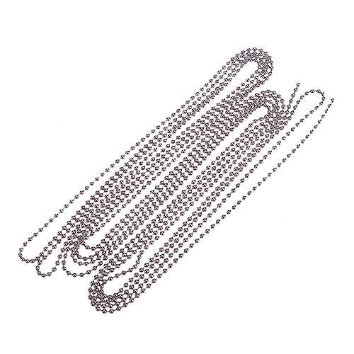 DOITOOL Perlenverbindungskopf Schild Anschlüsse Stecker Kettenperle Ball Kugelkettenverbinder Perlenkette aus Edelstahl Kugelkette aus Edelstahl Kugelkette mit Verbindungsstücken Silber DOITOOL Perlenverbindungskopf Schild Anschlüsse Stecker Kettenperle Ball Kugelkettenverbinder Perlenkette aus Edelstahl Kugelkette aus Edelstahl Kugelkette mit Verbindungsstücken Silber von DOITOOL