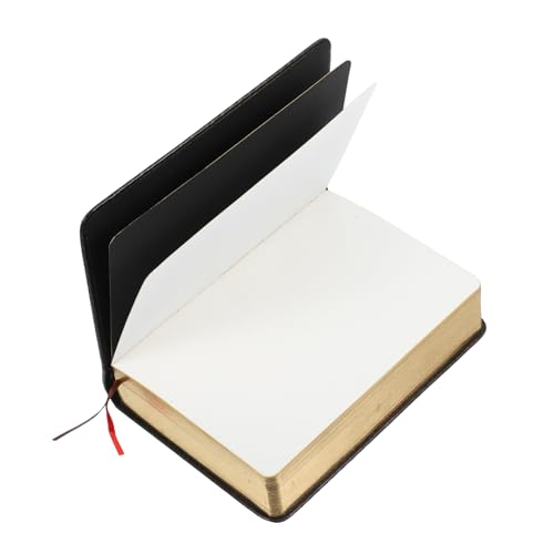 DOITOOL Phnom Penh Notebook Dekoratives Sammelalbum PU-Tagebuch PU-Notizblock Multifunktionsnotiz Notizblock für das Schreiben im Büro Arbeiter Notizbuch Papier Black von DOITOOL