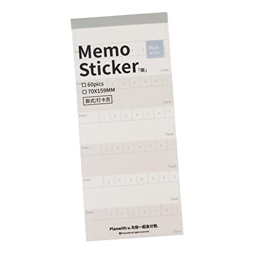DOITOOL Planer Haftnotiz Aufkleber Büro- Und Schulbedarf Klebrig Ästhetisch Schreibwaren Notizbilder Memo Farbig Notizen Notizblock Bunt Erwachsene Mini-notizblöcke Buchseite Papier Blau DOITOOL Planer Haftnotiz Aufkleber Büro- Und Schulbedarf Klebrig Ästhetisch Schreibwaren Notizbilder Memo Farbig Notizen Notizblock Bunt Erwachsene Mini-notizblöcke Buchseite Papier Blau von DOITOOL