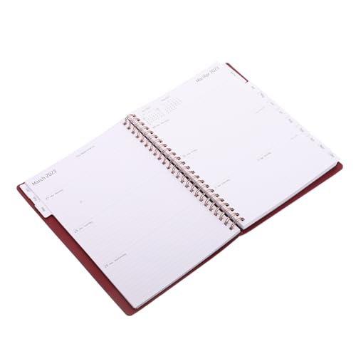 DOITOOL Planer Notizbuch Spiralbindung Tragbares Englisches Tagesplaner Notizblock Wochen und Monatsübersicht für Büro Schüler Lehrer DOITOOL Planer Notizbuch Spiralbindung Tragbares Englisches Tagesplaner Notizblock Wochen und Monatsübersicht für Büro Schüler Lehrer von DOITOOL