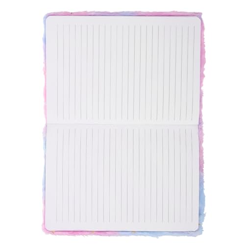 DOITOOL Plüsch Notizbuch mit Farbverlauf Weiches Tagebuch für Frauen für Kreative Gedanken und Organisation für Schule Büro und Reisen Zufällige Farbe von DOITOOL