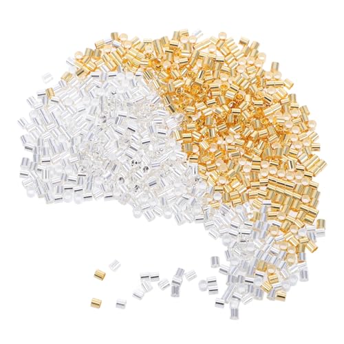 DOITOOL Positionierungsperle Schmuckzubehör Quetschperlenabdeckungen Perlen Zur Schmuckherstellung Quetschperlen Stopper Silber Quetschperlen Quetschperlen Zur Schmuckherstellung DOITOOL Positionierungsperle Schmuckzubehör Quetschperlenabdeckungen Perlen Zur Schmuckherstellung Quetschperlen Stopper Silber Quetschperlen Quetschperlen Zur Schmuckherstellung von DOITOOL