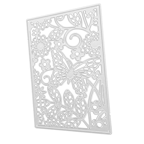DOITOOL Präge messer form Stanzformen Schablone den Schnitt machen Prägeordner gestanzter Rand Stanzteile aus Metall Blumenblätter prägen sterben runde Stanze Kohlenstoffstahl Silber von DOITOOL