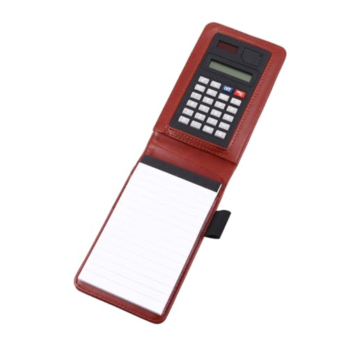 DOITOOL Praktisches Notizbuch Rot braun Kompaktes Portables Memo Pad ohne Stift Vielseitiger Notizblock für Büro Schule Studenten und Lehrer für Schnelle Notizen und Listen von DOITOOL