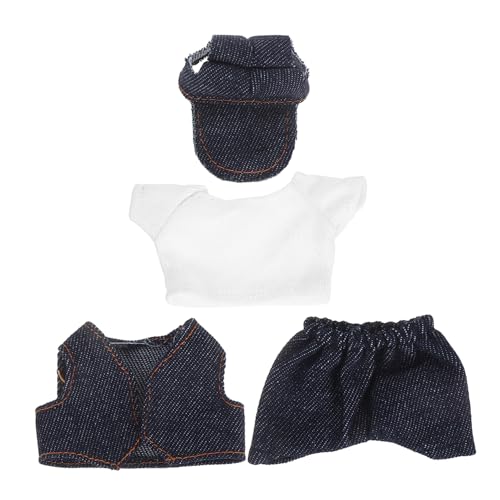 DOITOOL Puppenkleidung für Plüschtiere T Shirt Hose Weste und Hut Weiche Stoffe Einfaches Anziehen Geeignet für Puppen Festliche und Alltagsmode Bunte Auswahl DOITOOL Puppenkleidung für Plüschtiere T Shirt Hose Weste und Hut Weiche Stoffe Einfaches Anziehen Geeignet für Puppen Festliche und Alltagsmode Bunte Auswahl von DOITOOL
