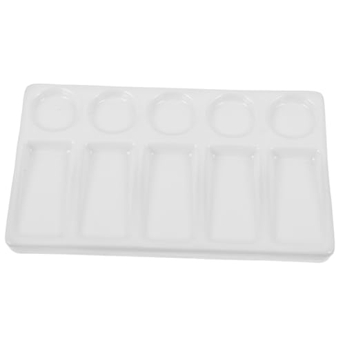 DOITOOL Rechteckige Aquarellpalette Kunststoff Auslaufsichere Runden und Rechteckigen Vertiefungen für Künstler Leicht zu Reinigen Weiße Oberfläche für Lebendige DOITOOL Rechteckige Aquarellpalette Kunststoff Auslaufsichere Runden und Rechteckigen Vertiefungen für Künstler Leicht zu Reinigen Weiße Oberfläche für Lebendige von DOITOOL