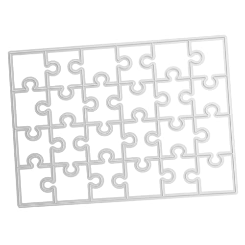 DOITOOL Rechteckige Puzzle-stanzformen Carbon-stahl Metall DIY Schneidevorlage für Scrapbooking Karten Prägung Langlebig Vielseitig für Papierbasteln Album Party Dekoration von DOITOOL