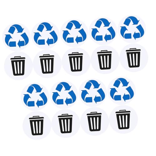 DOITOOL Recycling Mülltonnen Aufkleber Teilig Selbstklebend PVC Langlebig Mülltrennungsschilder für Abfallbehälter Außen und Innen Einfache Anwendung DOITOOL Recycling Mülltonnen Aufkleber Teilig Selbstklebend PVC Langlebig Mülltrennungsschilder für Abfallbehälter Außen und Innen Einfache Anwendung von DOITOOL