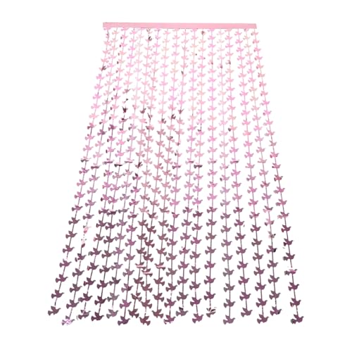 DOITOOL Regenvorhang Hintergrundvorhänge Türvorhang Tür Hängende Dekoration Brautduschendekorationen Türvorhänge Rosa Das Haustier von DOITOOL