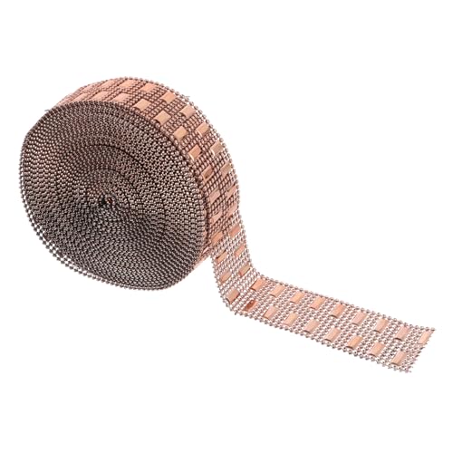 DOITOOL Reihiges Strassband Yards Bling Diamond Mesh Band für DIY Basteln Hochzeit Deko Party Geschenkverpackung Rosa Gold DOITOOL Reihiges Strassband Yards Bling Diamond Mesh Band für DIY Basteln Hochzeit Deko Party Geschenkverpackung Rosa Gold von DOITOOL