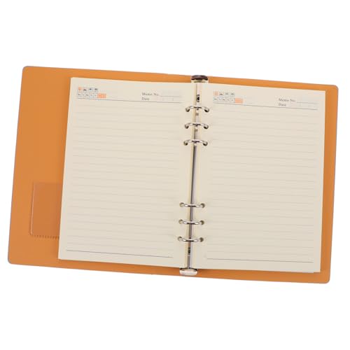 DOITOOL Reisejournal Leder Notizbuch mit Ringbindung Wiederbefüllbar Leicht Kompakt für Männer Business Vielseitiger Planer und Tagebuch Stabiles Ringordner Design für Büro und Unterwegs von DOITOOL