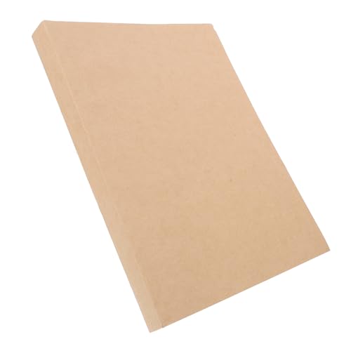 DOITOOL Retro Cowide Notebook Notizbuch Notizbücher Für Die Arbeit Planungsbuch College-schulbedarf Arbeitshefte Büro Leerer Notizblock Papier Gelb von DOITOOL