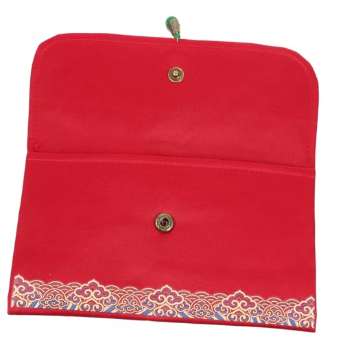 DOITOOL Rote Umschlagtasche Geldumschläge Für Bargeld Nehmen Paket China Roter Umschlag Dekorationen Gruß Braut Hochzeitsbevorzugungen Mini Kasse von DOITOOL