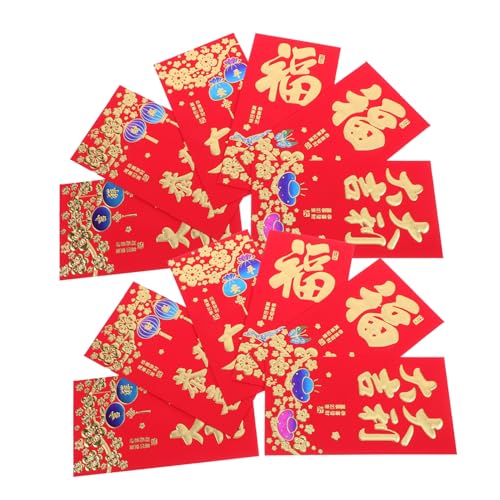 DOITOOL Roter Umschlag mit Cartoon-Schlange Umschläge Mond- Vorabend Party alle Neujahrsdekorationen Rotes Paket zum Frühlingsfest chinesisches frühlingsfest rotes paket Rote Tasche Papier von DOITOOL