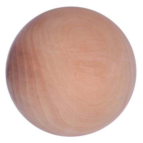 DOITOOL Runde Holzkugel Unbehandeltem Naturholz für DIY Projekte Unbemalte Holzperlen Vielseitig Einsetzbar Handwerk und Dekoration von DOITOOL