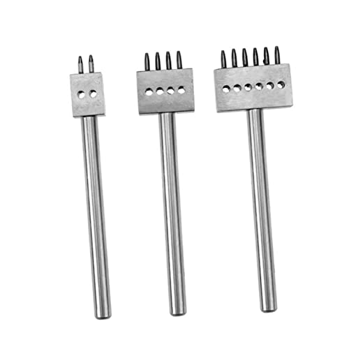 DOITOOL Rundlochstanzer Set für Lederhandwerk Prong Werkzeug für Diy Projekte Langlebig Hochwertigem für Gürtel und Uhrenarmbänder DOITOOL Rundlochstanzer Set für Lederhandwerk Prong Werkzeug für Diy Projekte Langlebig Hochwertigem für Gürtel und Uhrenarmbänder von DOITOOL