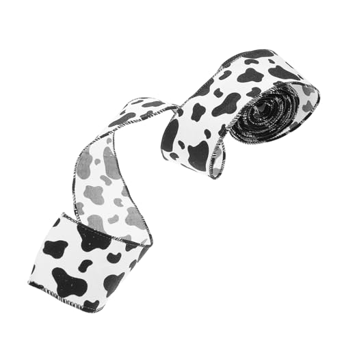 DOITOOL Rustikales Bauernhof Band mit Kuhmuster Breit Yards Vielseitiges Geschenkband für DIY Basteln Verpacken Ländliche Partydekoration und Kreative Geschenkverpackungen DOITOOL Rustikales Bauernhof Band mit Kuhmuster Breit Yards Vielseitiges Geschenkband für DIY Basteln Verpacken Ländliche Partydekoration und Kreative Geschenkverpackungen von DOITOOL