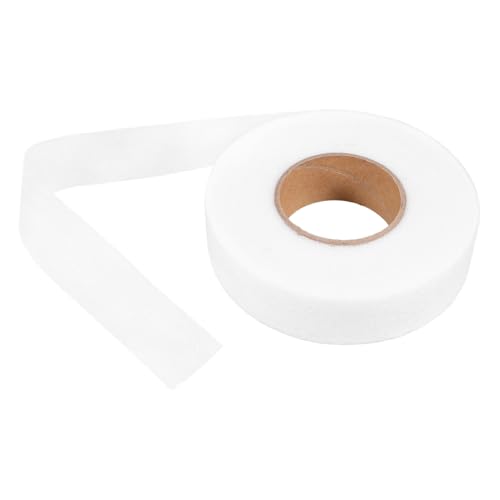 DOITOOL Saumband Ohne Nähen Aufbügelband Für Stoffhosen Kleiderband Ohne Nähen Nähband Selbstklebendes Stoffband Zum Saumband Für Hosen Weißes Aufbügelbares Einlagematerial von DOITOOL