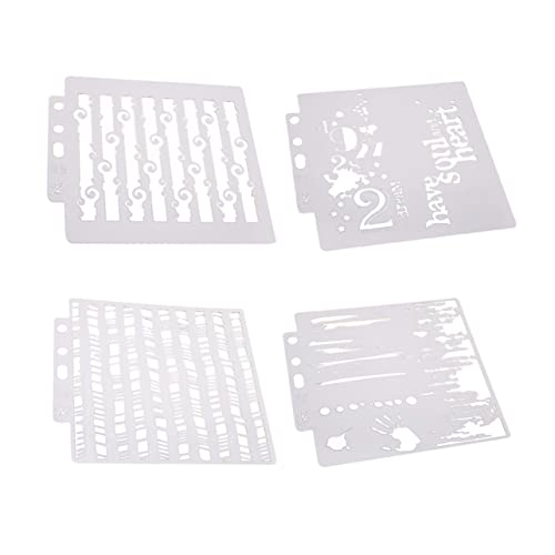 DOITOOL Schablonen Vielseitige Zeichenschablonen Robustem für Scrapbooking DIY Kunstprojekte und Kreative Bastelarbeiten für Erwachsene und Waschbar von DOITOOL