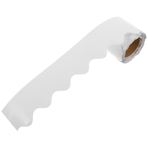 DOITOOL Schul Klassenzimmer Pinnwand bordüre Weiß mit Gewelltem Dekoratives Border Trim für Bulletin Board Wand Schreibtischdekoration DOITOOL Schul Klassenzimmer Pinnwand bordüre Weiß mit Gewelltem Dekoratives Border Trim für Bulletin Board Wand Schreibtischdekoration von DOITOOL