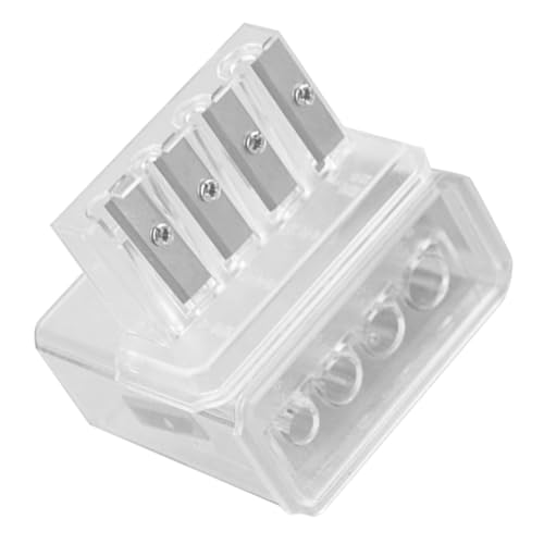DOITOOL Schulbedarf Anspitzer mit Löchern und Sicher für Künstler und Transparentes Design für Bleistifte und Kohlezeichnungen DOITOOL Schulbedarf Anspitzer mit Löchern und Sicher für Künstler und Transparentes Design für Bleistifte und Kohlezeichnungen von DOITOOL