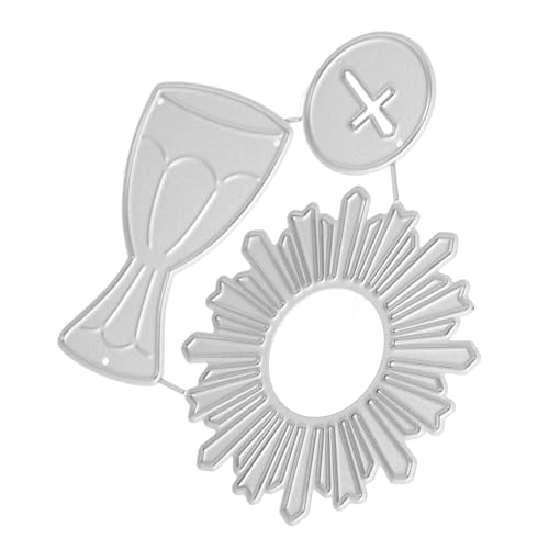 DOITOOL Scrapbooking dekoration Handwerk Schneideform Stanzformen sterben Prägefolder für die Kartenherstellung DIY-Schablone aus Kohlenstoffstahl Stahl mit hohem Kohlenstoffgehalt Silver von DOITOOL