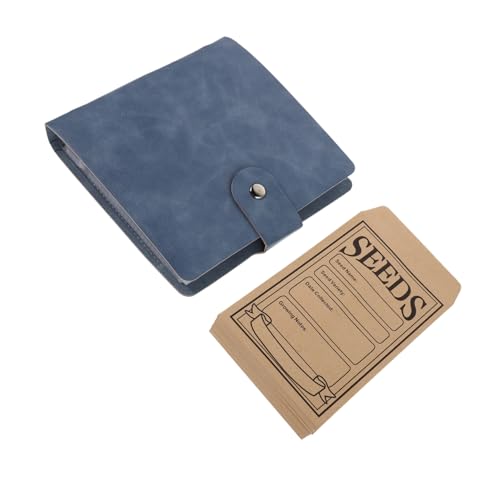 DOITOOL Seed Storage Organizer Pu-leder Binder mit Transparenten Taschen und Selbstklebenden Umschlägen Großer Saatgut-organizer für Gartenpflanzen und Gemüse Blau DOITOOL Seed Storage Organizer Pu-leder Binder mit Transparenten Taschen und Selbstklebenden Umschlägen Großer Saatgut-organizer für Gartenpflanzen und Gemüse Blau von DOITOOL