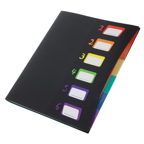 DOITOOL Seitige Dokumentenmappe aus Robustem Mehrschichtiger Fächermappe für Büro und Zuhause Stabiler und Leichter Organizer zur Übersichtlichen Ablage von Akten und Papieren Schwarz DOITOOL Seitige Dokumentenmappe aus Robustem Mehrschichtiger Fächermappe für Büro und Zuhause Stabiler und Leichter Organizer zur Übersichtlichen Ablage von Akten und Papieren Schwarz von DOITOOL