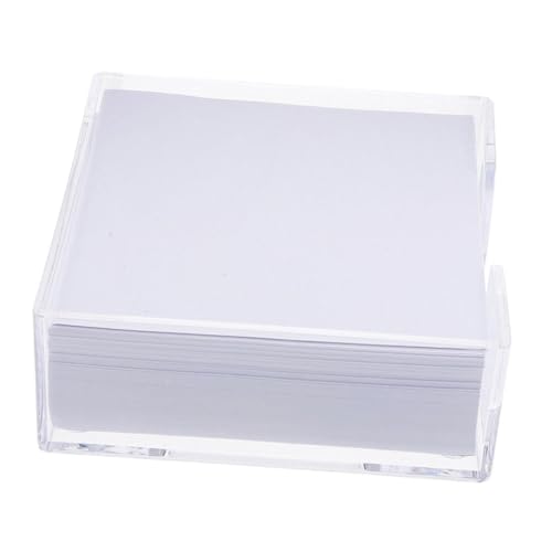 DOITOOL Selbstklebende Notizzettel mit Transparentem Spender Leicht Abziehbare Memo Pads für Büro und Zuhause Glattes Schreibpapier Praktischer Notizblockhalter für Effiziente Organisation von DOITOOL