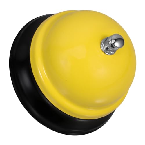 DOITOOL Serviceklingel Glocke läuten Glöckner kleine Glocken Counterglocke Glocken rufen Klasse Glocke Spielglocke Abendessenglocke Klassenglocke für Lehrer Aluminiumlegierung Gelb DOITOOL Serviceklingel Glocke läuten Glöckner kleine Glocken Counterglocke Glocken rufen Klasse Glocke Spielglocke Abendessenglocke Klassenglocke für Lehrer Aluminiumlegierung Gelb von DOITOOL
