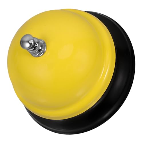DOITOOL Serviceklingel kleine Glocken handgehaltene Glocke Schreibtischklingel für den Service Tisch Glocke Klassenglocke für Lehrer Handglocke Aluminiumlegierung Gelb DOITOOL Serviceklingel kleine Glocken handgehaltene Glocke Schreibtischklingel für den Service Tisch Glocke Klassenglocke für Lehrer Handglocke Aluminiumlegierung Gelb von DOITOOL