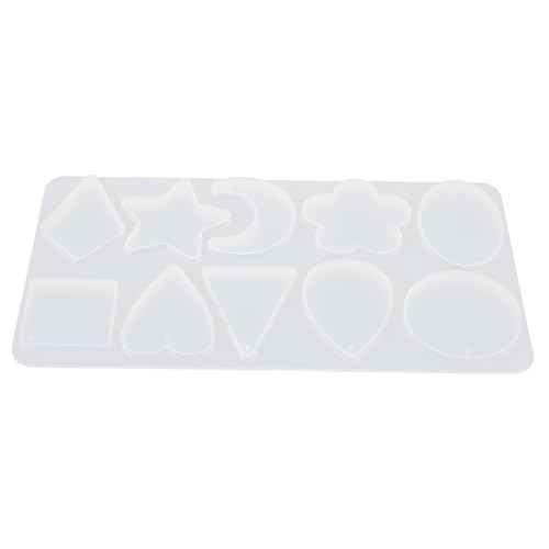DOITOOL Silikon Gießform Für Ohrring Anhänger Epoxidharz Schmuckformen DIY Bastelset Für Herz Und Quadratische Anhänger Silikonmould Für Schmuckherstellung von DOITOOL