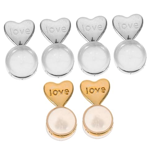 DOITOOL Silikon-Ohrring-Verschlüsse für Ohrstecker, bequeme Ersatz-Ohrring-Verschlüsse, hypoallergen, weiche Silikon-Stopper für Frauen und Jugendliche, 6 Stück von DOITOOL